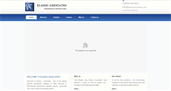 Desktop Screenshot of klassicassociates.com